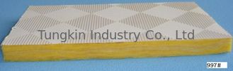 Noise Reduction Glass Wool Ceiling Tiles Residential Fire Resistance