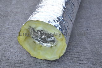 Foil Faced Glass Wool Insulation Blanket 25mm Thickness For Flexible Air Duct