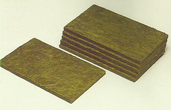 Sound Absorption stonewool Fire Insulation Dark Board 1200mm Length