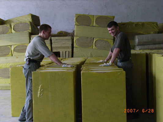 Rigid stonewool Insulation Board , High Strength Roofing Insulation Board
