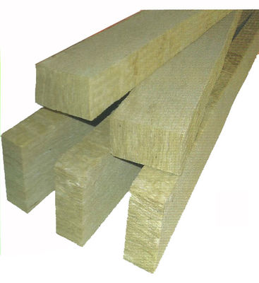 Yellow 100mm stonewool Insulation Board Fire Resistant For Steel Sandwich Panel
