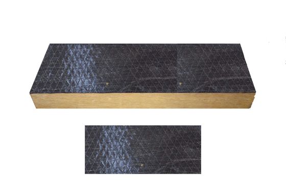 Sound Absorption stonewool Insulation Board Laminated With Aluminum Foil