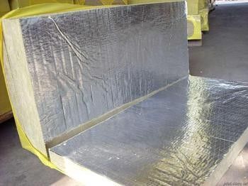 Sound Absorption stonewool Insulation Board Laminated With Aluminum Foil