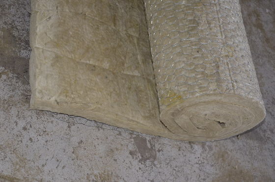 Rolled stonewool Insulation Blanket Light Weight Building Material 25mm - 150mm Thick