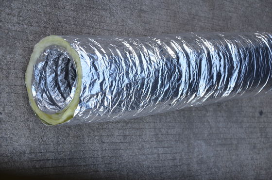 Foil Faced Glass Wool Insulation Blanket 25mm Thickness For Flexible Air Duct