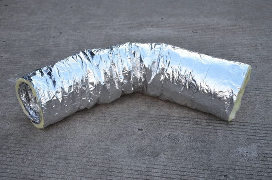 Foil Faced Glass Wool Insulation Blanket 25mm Thickness For Flexible Air Duct