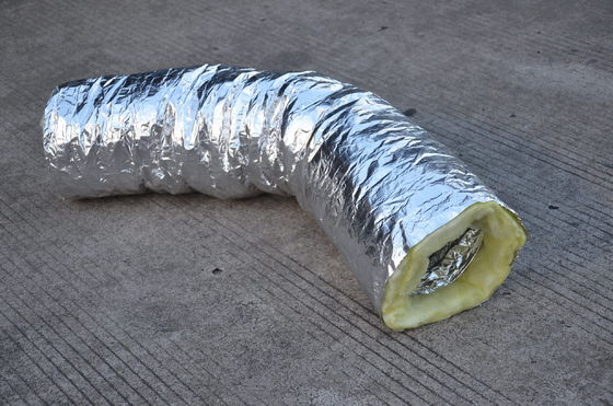 Foil Faced Glass Wool Insulation Blanket 25mm Thickness For Flexible Air Duct