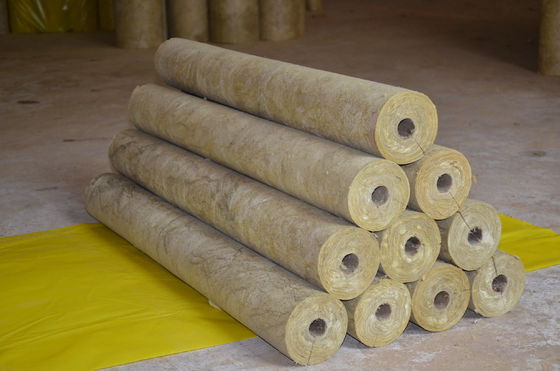 Υλικό ανθεκτικό στη θερμότητα ISO σωλήνων stonewool υψηλής πυκνότητας CE μόνωσης